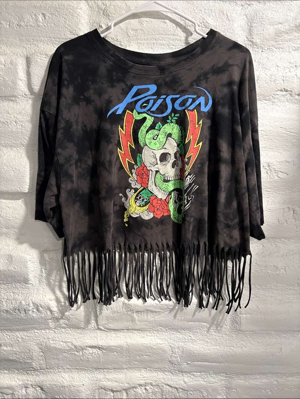 Poison fringed Tee